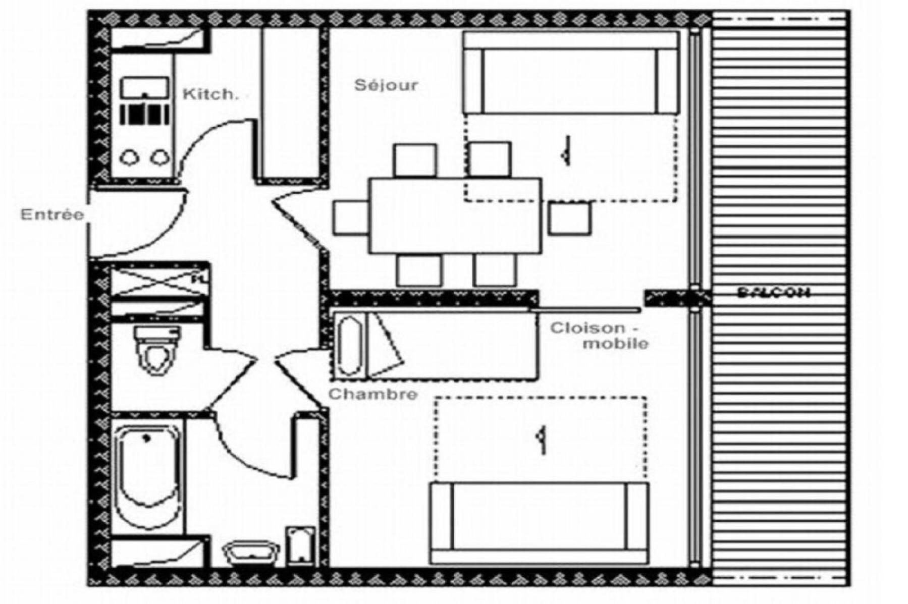 Residence Aravis - Appartement Confortable - Centre Station - Balcon Mae-2144 Saint-Martin-de-Belleville Eksteriør bilde